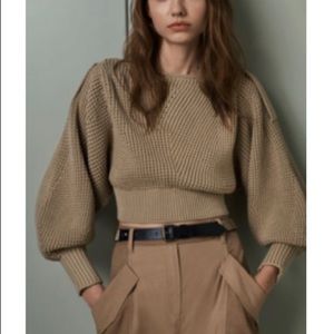 Zara knit sweater beige